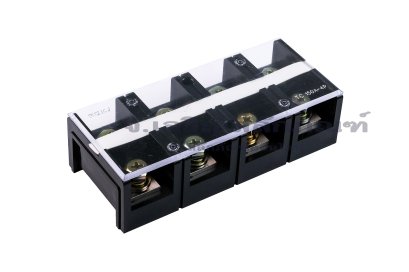 [E] บล็อกต่อสายไฟ แบบขันสกรู ทองแดงชุบดีบุก 150A TC-1504